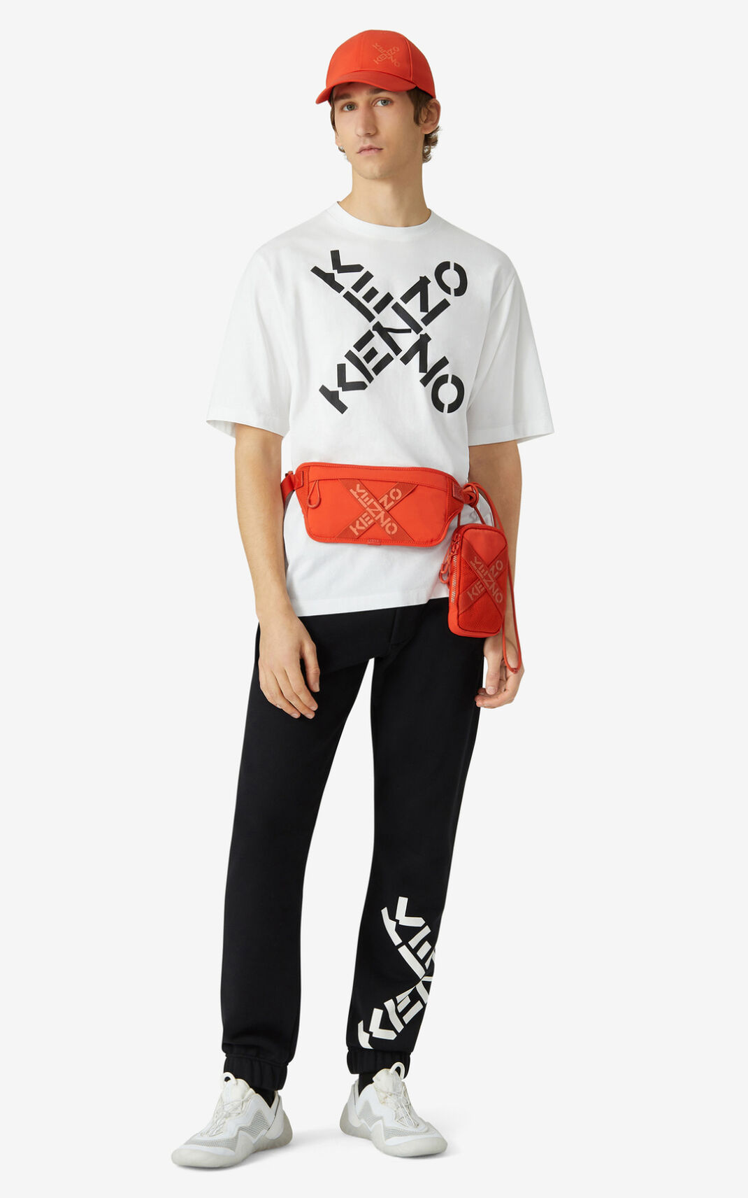 Kenzo Sport Big X T Shirt Herr | 97415-TJGX